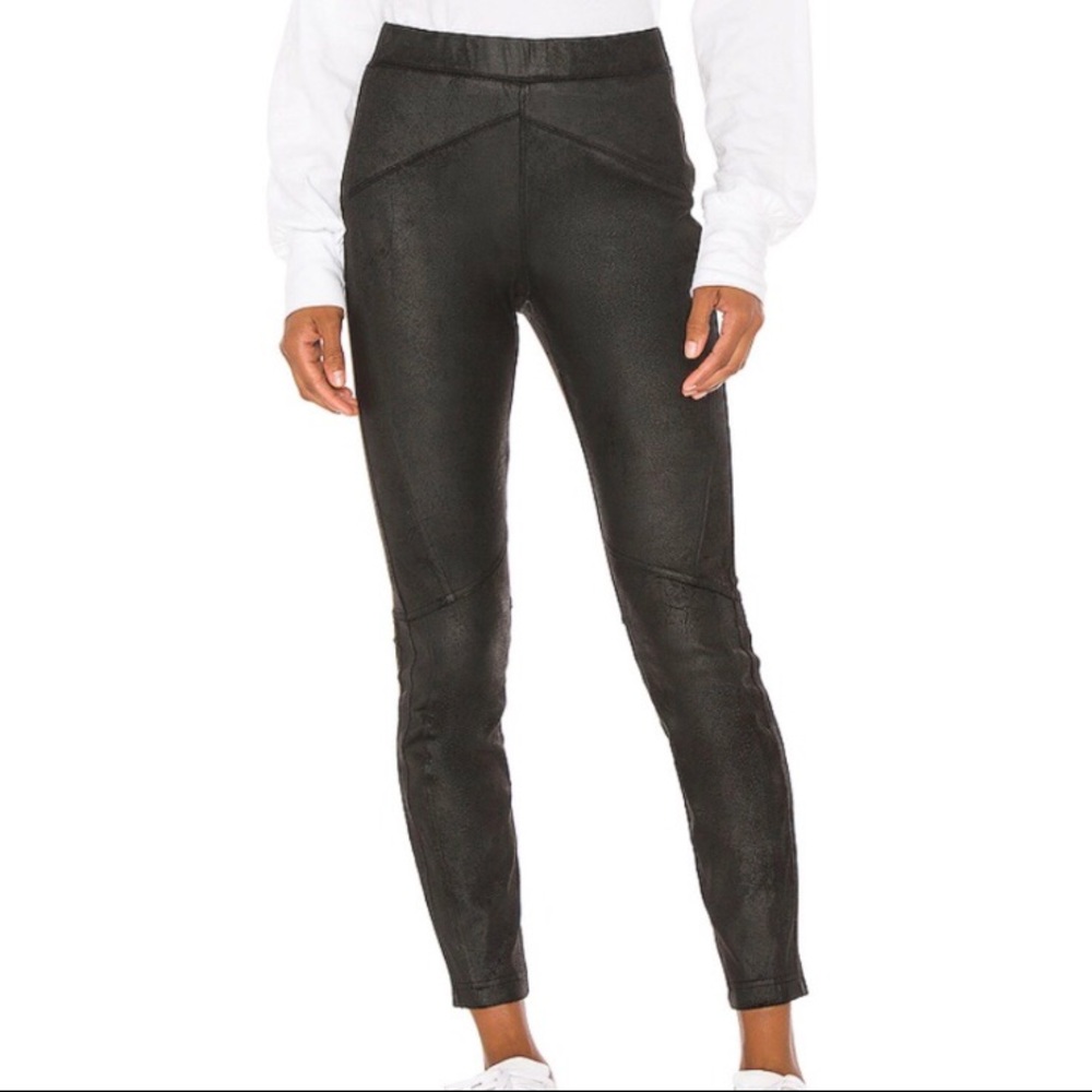 Free People Vegan Leather Leggings.... Size Small